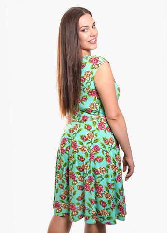 Комбинированное кэжуал платье Meggi с цветочным принтом