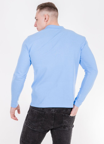 Голубой футболка-рубашка поло мужская для мужчин TvoePolo