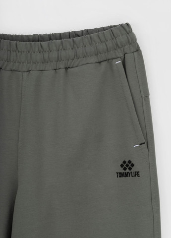 Оливковые спортивные демисезонные брюки Tommy Life