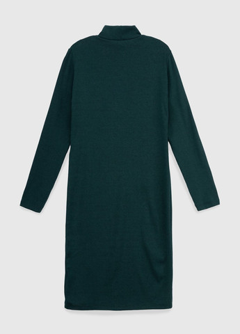 Темно-зеленое повседневный платье No Brand