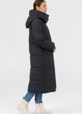 Чорна зимня пальто зимове жіноче чорний Snow Owl