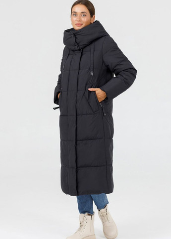 Чорна зимня пальто зимове жіноче чорний Snow Owl