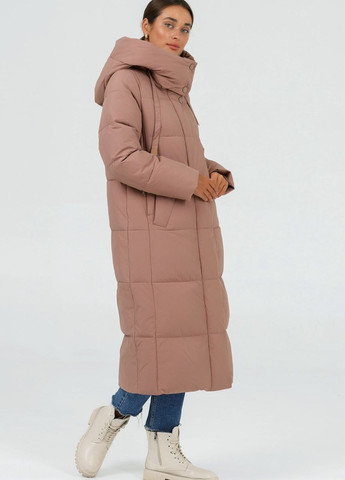 Бежевая зимняя пальто зимнее женское бежевый Snow Owl