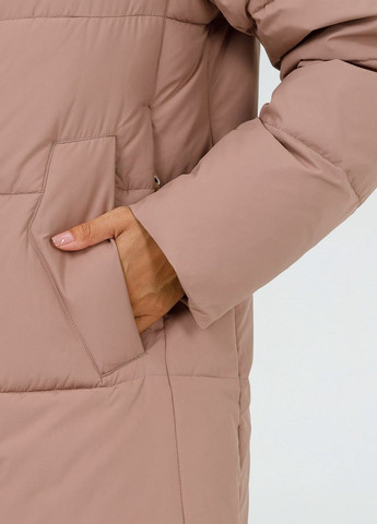 Бежевая зимняя пальто зимнее женское бежевый Snow Owl