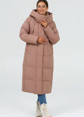 Бежевая зимняя пальто зимнее женское бежевый Snow Owl