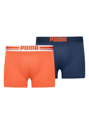 Мужское нижнее белье Placed Logo Boxer Shorts 2 Pack Puma (262600891)
