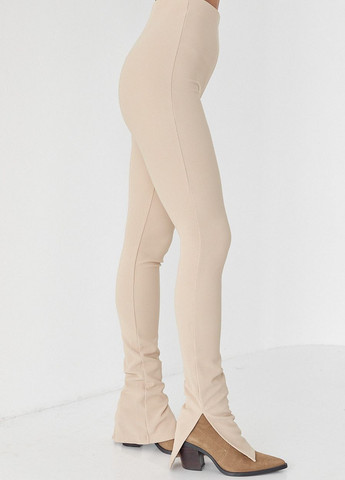 Жіночі лосини з еластичного трикотажу з розрізами Lurex (262603658)