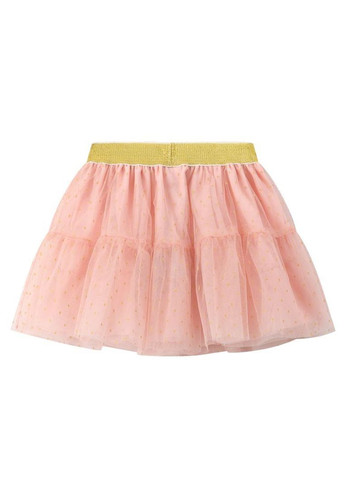Розовая праздничный в горошек юбка Yumster клешированная-солнце