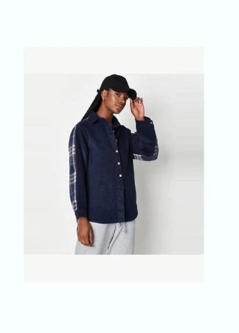 Синяя рубашка Missguided