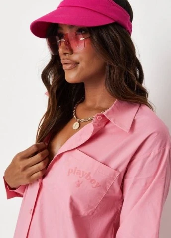 Розовая рубашка Missguided