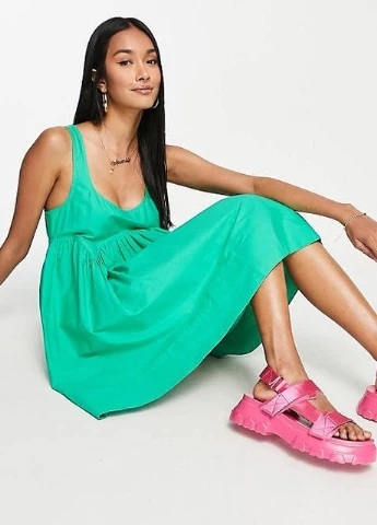 Зеленое платье Asos