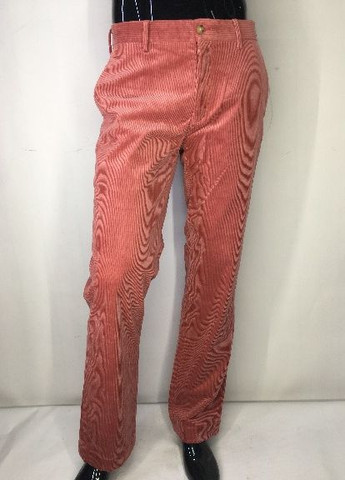 Терракотовые кэжуал демисезонные прямые брюки Ralph Lauren
