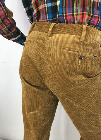 Горчичные кэжуал демисезонные прямые брюки Ralph Lauren