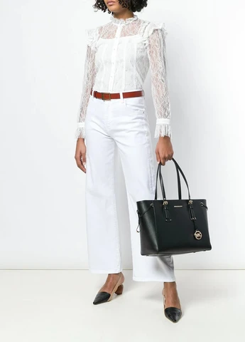 Сумка женская кожанная Michael Kors VOYAGER MD MF TZ TOTE (262672674)