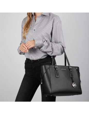 Сумка женская кожанная Michael Kors VOYAGER MD MF TZ TOTE (262672674)