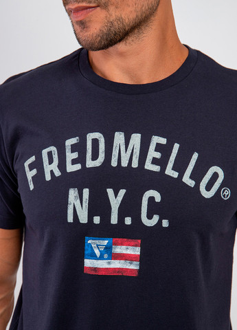 Синя футболка Fred Mello