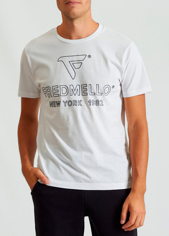 Біла футболка Fred Mello