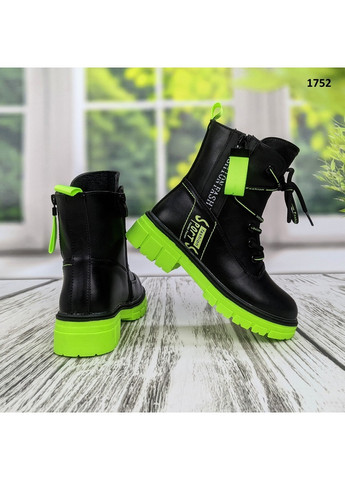 Черные повседневные осенние ботинки детские для девочки демисезонные Fashion