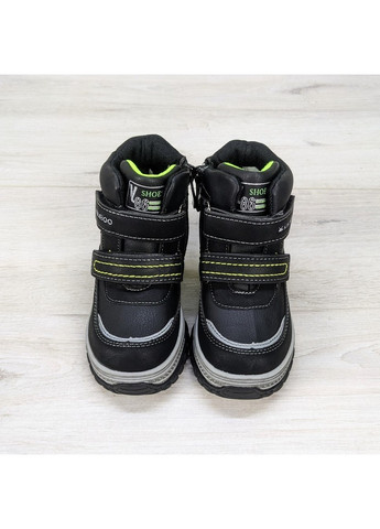 Черные повседневные осенние ботинки детские демисезонные для мальчика Kimboo