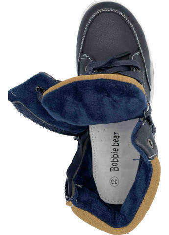 Темно-синие повседневные осенние демисезонные ботинки С.Луч