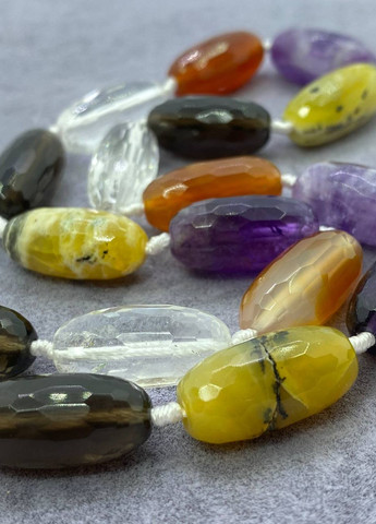 Намисто самоцвіти 45 см 10*20 мм No Brand (262821530)