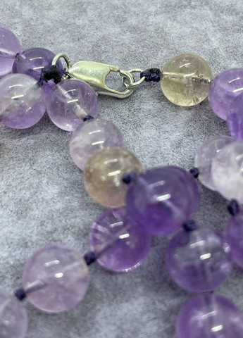 Бусы аметрин 10 мм 45 см No Brand (262822030)