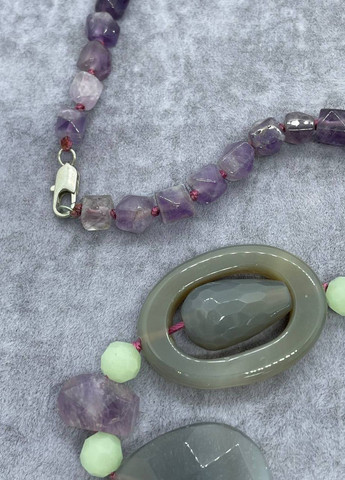 Бусы Аметист Агат 50 см No Brand (262821898)