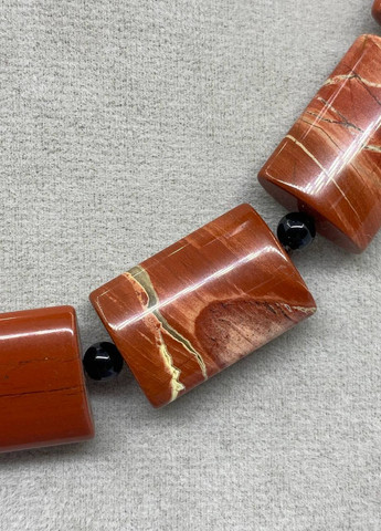 Бусы красная яшма 50 см No Brand (262821893)