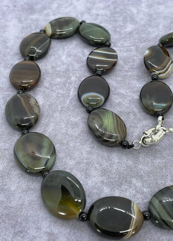 Бусы агат 45 см No Brand (262822146)