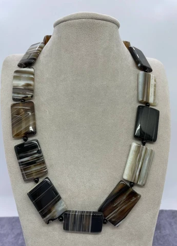 Бусы агат 45 см No Brand (262822081)