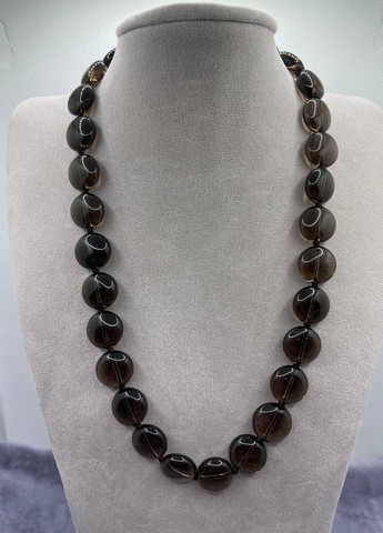 Бусы из дымчатого кварца 45 см 12 мм No Brand (262821856)