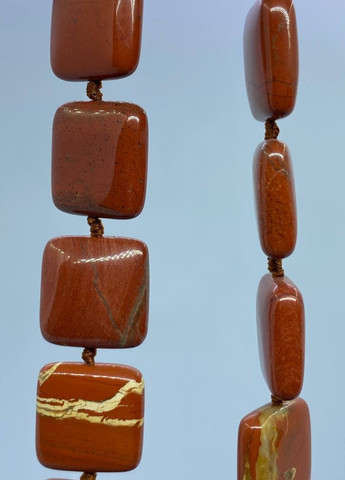 Бусы Яшма Яспис 44 см No Brand (262822058)