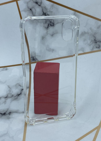 Прозрачный силиконовый чехол с утолщёнными углами для iPhone X Xs Creative (262819506)