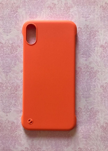 Пластиковый матовый чехол-накладка для Apple iPhone X/Xs Оранжевый Creative (262814512)