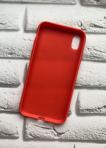 Силиконовый матовый чехол для Apple iPhone XR Красный Creative (262812197)