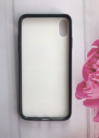 Силиконовый чехол с принтом и блестками на iPhone XS MAX Девушка с цветами Creative (262887646)