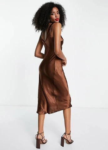 Коричнева сукня Asos
