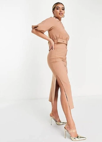 Коричневое платье Asos