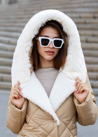 Песочное зимнее Пальто MN