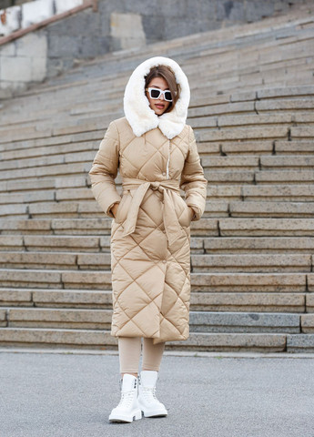 Песочное зимнее Пальто MN