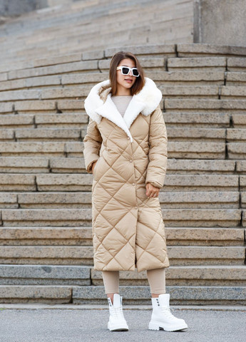 Песочное зимнее Пальто MN