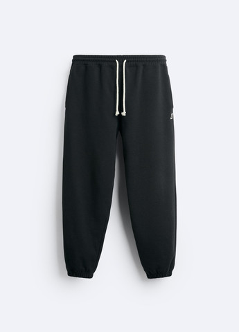 Черные спортивные демисезонные брюки Zara