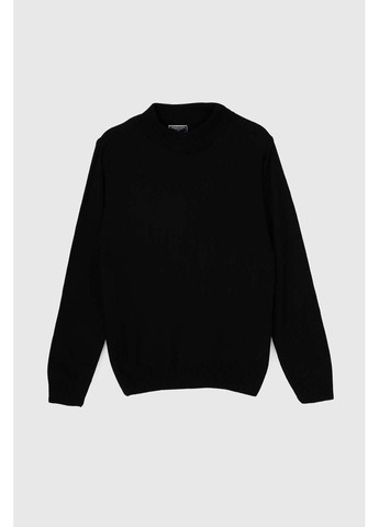 Черный демисезонный свитер Mago