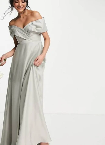Оливкова (хакі) сукня Asos