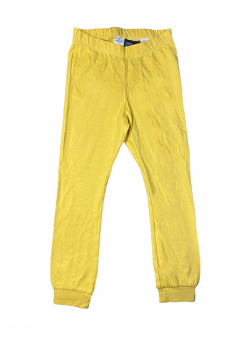 Желтые домашние демисезонные брюки H&M