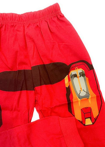 Червона всесезон дитяча піжама для хлопчика залізна людина disney бавовняна зріст 110 червоний No Brand