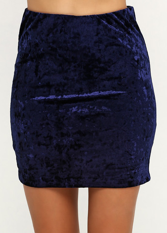 Синяя кэжуал однотонная юбка Esmara