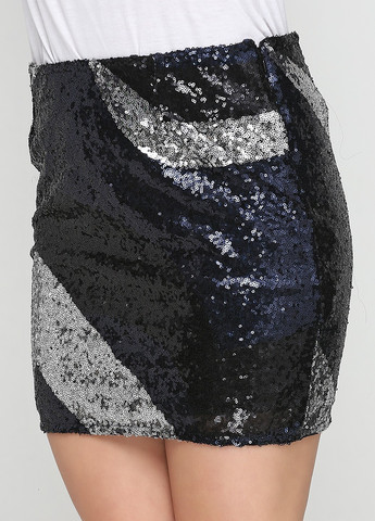 Синяя кэжуал с абстрактным узором юбка Esmara