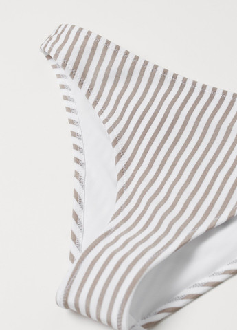 Белые купальные плавки в полоску H&M