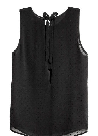 Чёрная блуза H&M